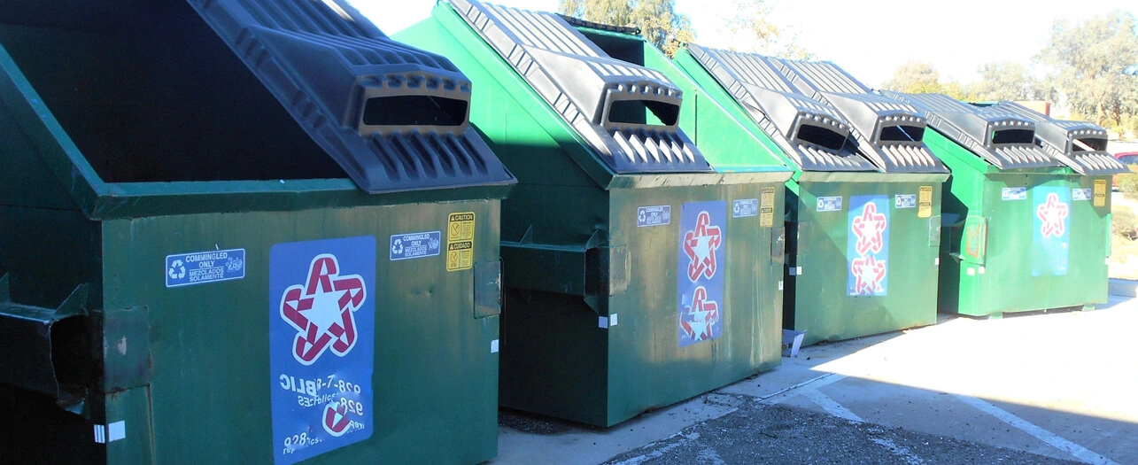 Recycling shredder for waste management